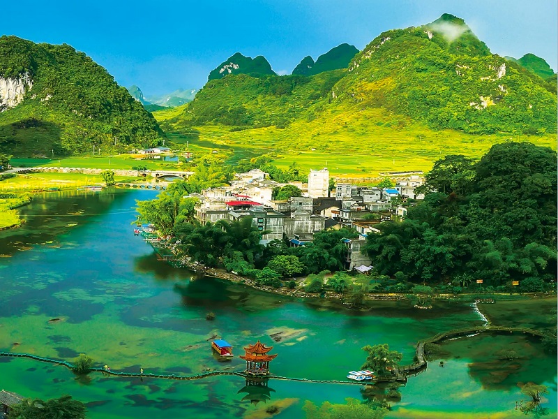 德天跨国瀑布•鹅泉•通灵大峡谷•巴马长寿村 5天4晚游【2人-8人小团】-【秘境德通巴5天游】