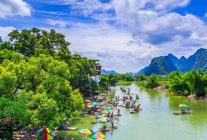 【广西臻美6天游】德天跨国瀑布•通灵峡谷•桂林山水•漓江阳朔•全景漓江