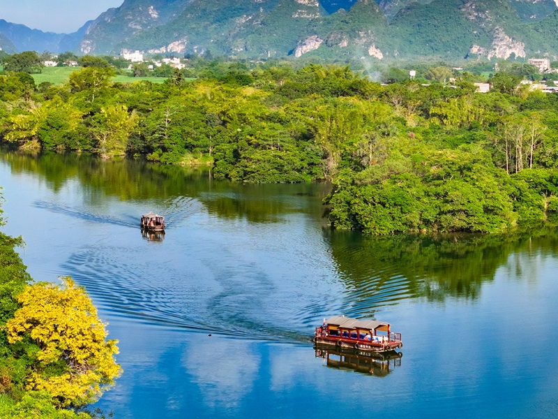 德天跨国大瀑布•峒那屿湾•通灵大峡谷2天1晚游【无购物店】