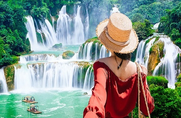 【广西•越南尊游9天游】德天跨国瀑布•通灵峡谷•北海银滩•涠洲岛•五彩