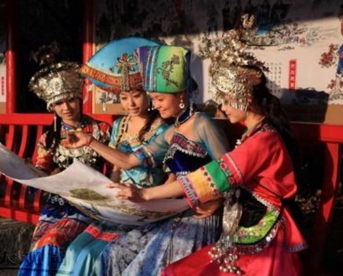 少数民族观光村